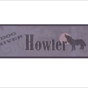 Howler Sign as seen on Corner Gas, Canadian,  TV show, Dog River, sign