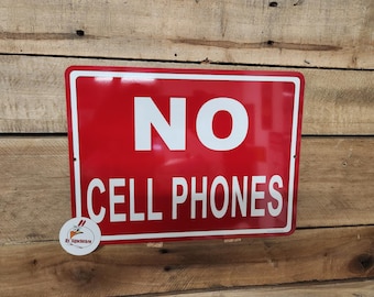 OSHA Notice Sign - No Personal Cell Phone Use Allowed In Work | Plastic Sign | Protect Your Business, Work Site, Warehouse & Shop Area | Made In The USA - View #3