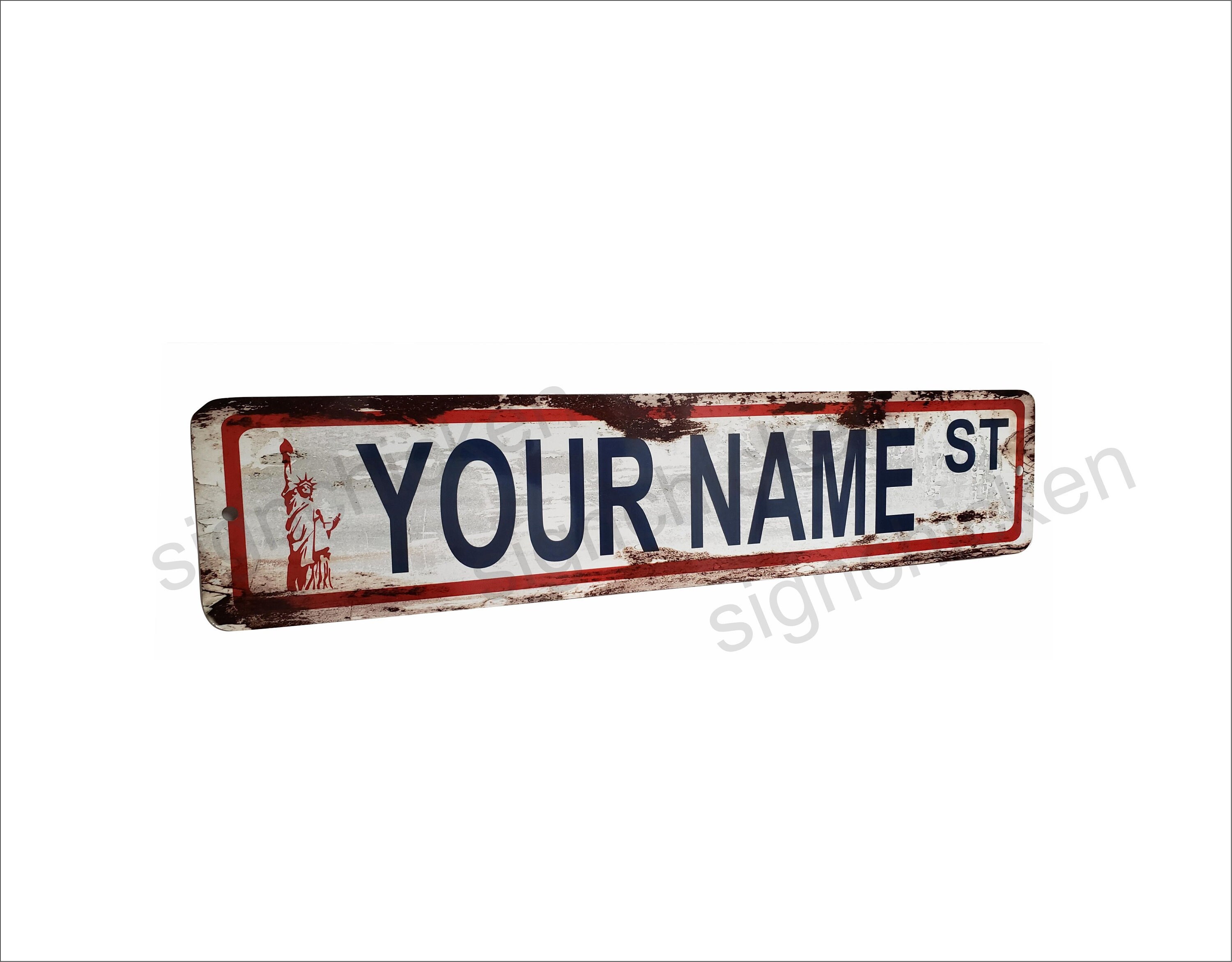 New york street sign - Etsy 日本