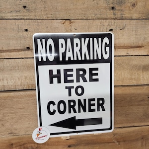 NO PARKING Sign, LEFT Arrow, road sign, traffic sign, traffic, driveway, parking lot