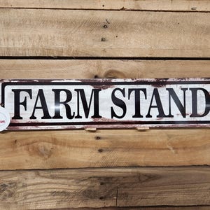 FARMSTAND  sign, Rusty Look,  decor, SIGNS, kitchen, bath,mancave, Etc.