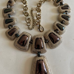 Massive Metallic Bronze Statement Necklace MID-EVIL COSPLAY