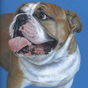 English Bulldog Fine Art Print 30x40 cm | Etsy
