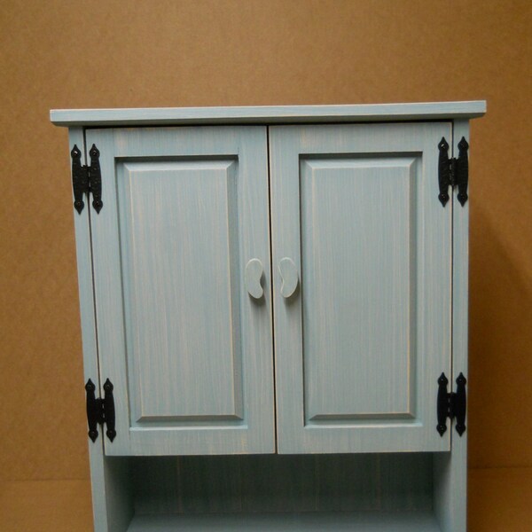 Distressed Pine Bathroom Cabinet