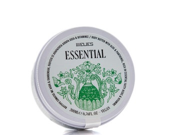 ESSENTIAL Body Butter with Aloe Vera and Panthenol -Unscented 200ml VEGAN