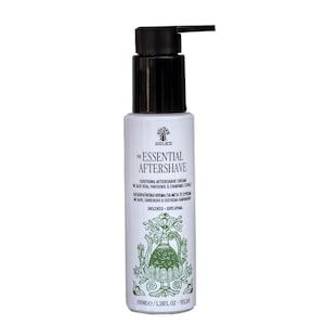 the ESSENTIAL After shave cream with Aloe Vera, Panthenol  & Chamomile| Men&#39;s Grooming |Unscented|Sensitive Skin|100ml - 3.5oz