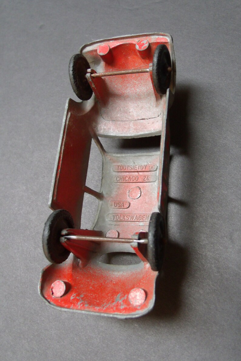 Vintage VW Tootsie Toy Chicago 24 USA Volkswagen Etsy