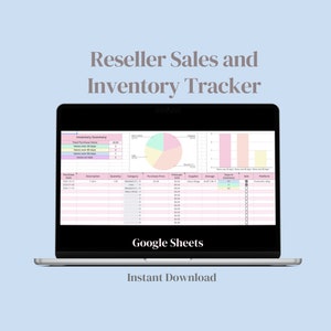 Reseller Inventory and Sales Spreadsheet Business Tracker for Google Sheets