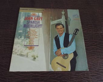 John Gary Spanish Moonlight  Album Vinyl 33 Gift under 10 USED Excellent Condition Vintage Record, Easy Listening Rca