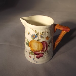 Royal Worcester Creamer/Milk Jug Crown China - England 1944, Vintage Dish Ware Downton Abbey, Cereal, Poldark gift under 20