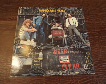 Who "Who are You"   LP Album Sleeve and Cover, Gift under 10, 1978 MCA Records,  USA