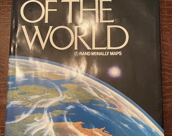 1991 Bildband, Atlas der Welt, Reader's Digest 7th Druck Rand McNally Maps