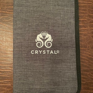 Porta-documentos Crystal Cruise Lines - entrei em 1999, usado uma vez