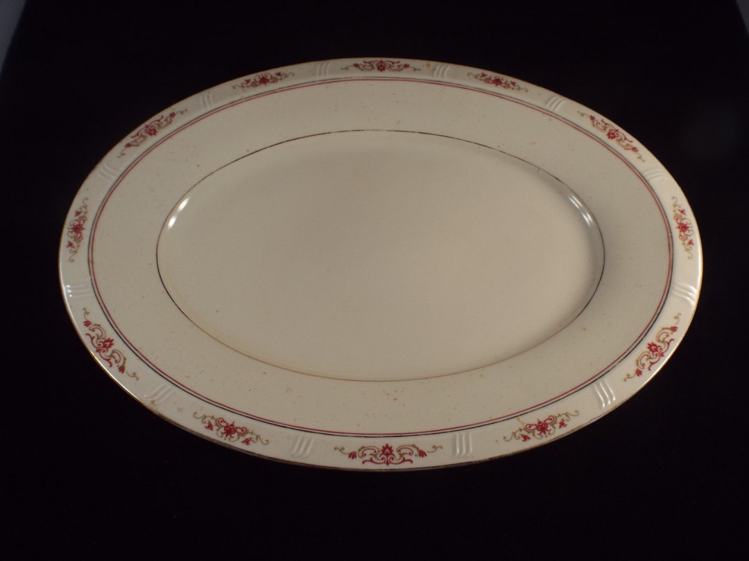 Vintage H & C Coronado Platter Bohemia Czechoslovakia 15" Replacement ...