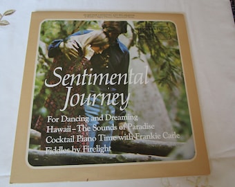 Sentimental Journey For Dancing and Dreaming  Favorites Records  Vinyl 33 1/3 Album Sleeve , Gift under 10 Christmas Present Double Album