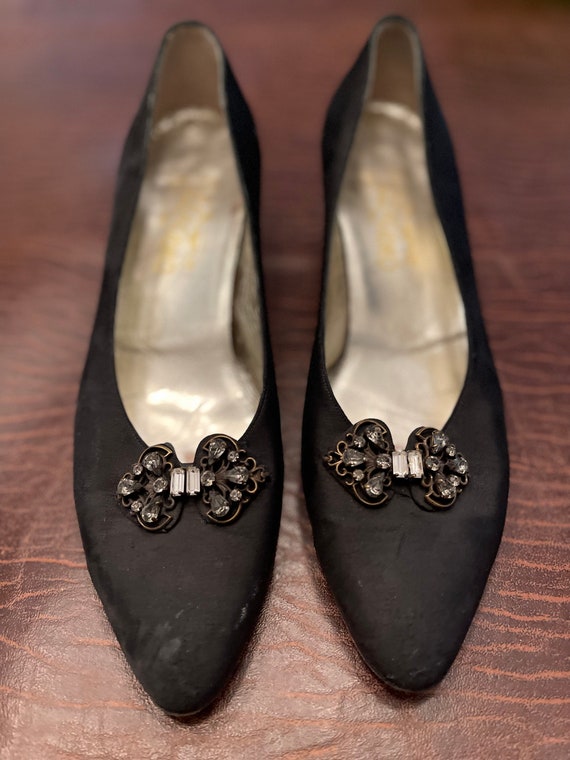 Salvatore Ferragamo, Black Fancy dress Ferragamo Salavatore Made in Florence Italy Size 11 A
