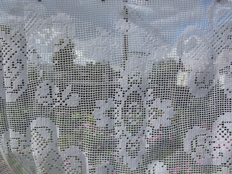 Doily Batterfly Crochet tablecloth handmade Square placemats image 5