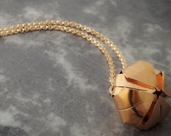 14k Rose Gold-Plated Heart Bell Dangle Charm - Pandora - 782376C00