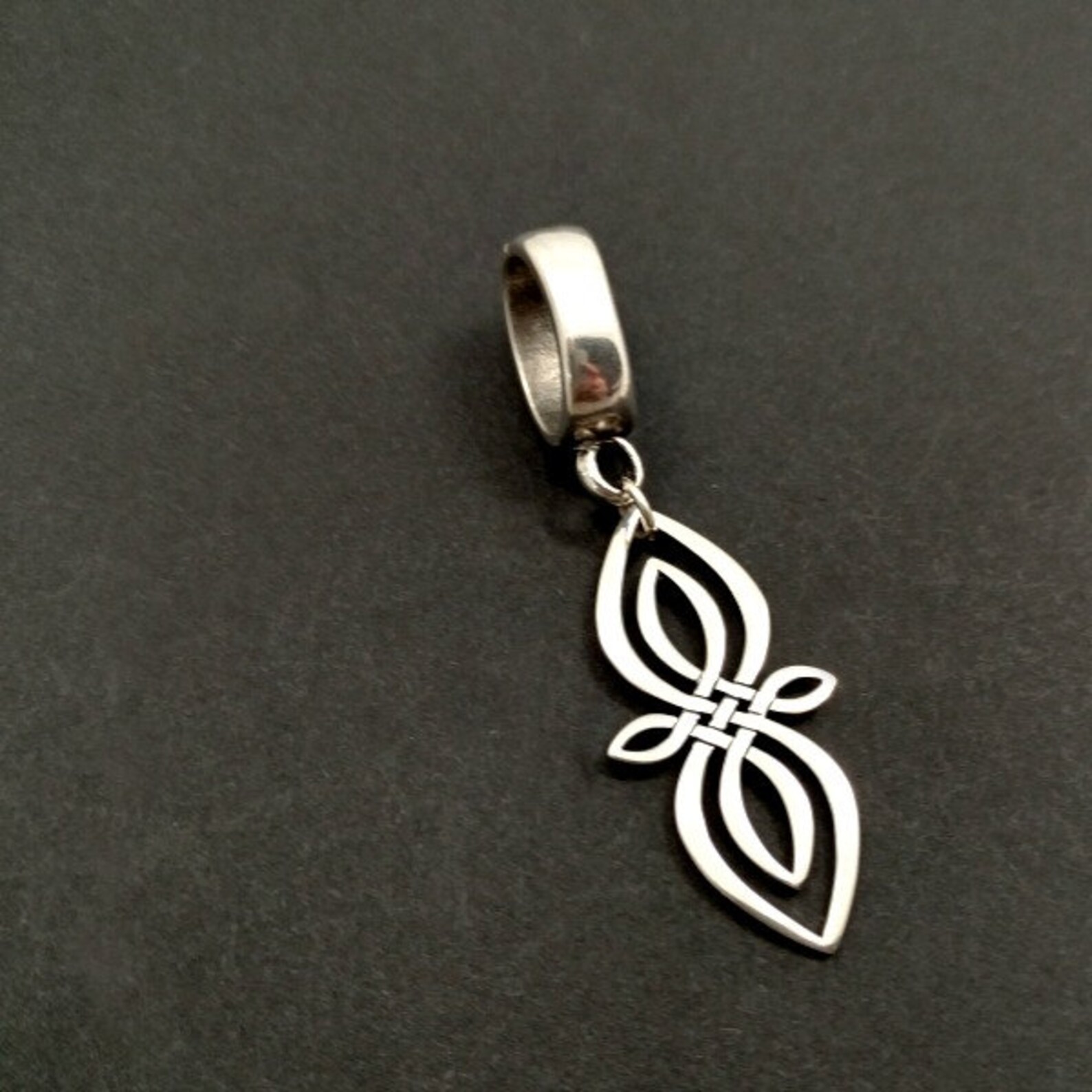 Locking Celtic Infinity Collar Enhancer & Pendant W/chain Etsy