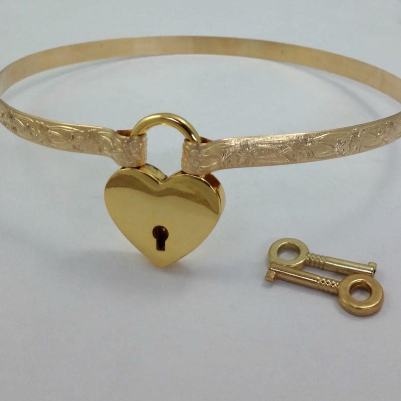 Submissive Locking Day Collar 14k Goldfilled Soft & Sweet Etsy Canada