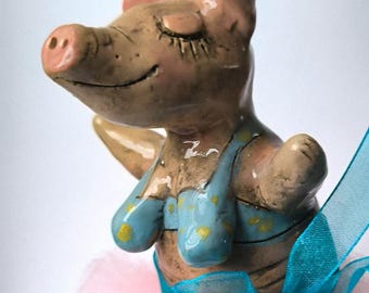 Cerdito Bailarina mobilis El cerdo más divertido que jamás hayas visto Objeto de Arte