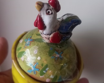 Handmade sugar Pot Original  table decoration.