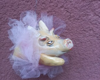 Pig Ballerina mobilis El cerdo más divertido que hayas visto Objeto de arte K1