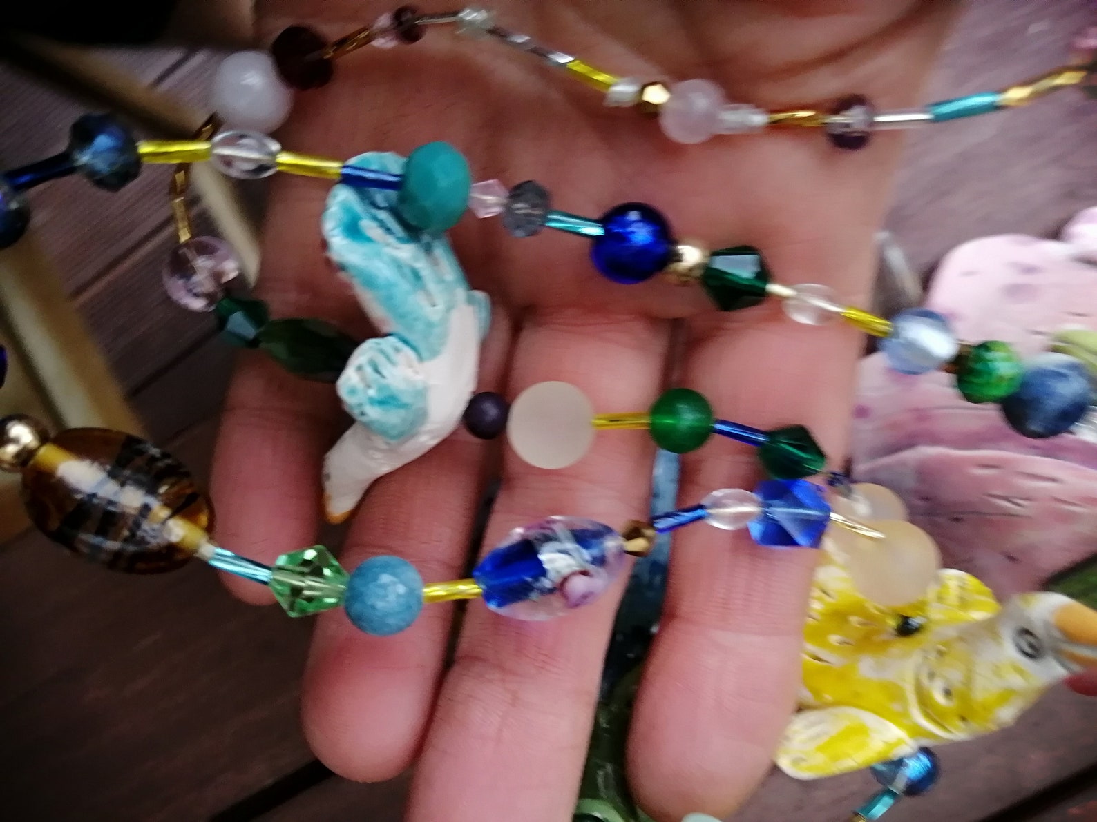 Terraces Garden Decor Ceramic Flowers Garden Decor Etsy