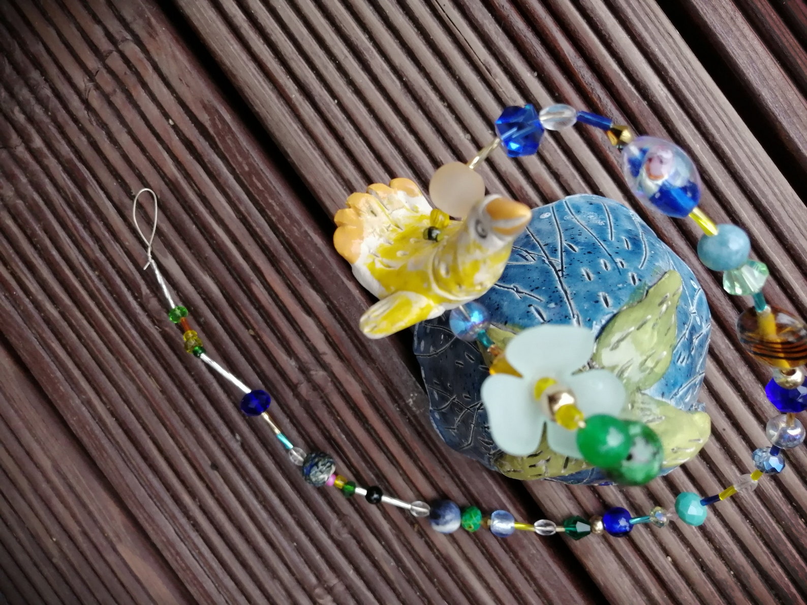 Terraces Garden Decor Ceramic Flowers Garden Decor Etsy