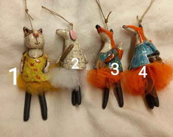Fox Ballerina mobilis  Animal Mobile Home Decoration Mobile Mouse Cat  ArtObject