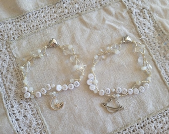 To the Moon and to Saturn Friendship Bracelet Set