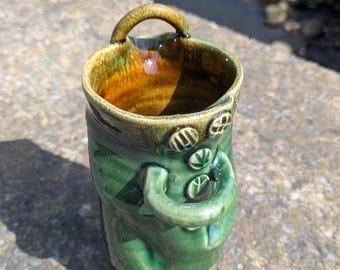 Jug - Green and Honey