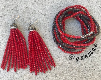Mother/'s Day gift for her Juneteenth Queen Nefertiti Black History Month Beaded Bracelet Egyptian Jewelry