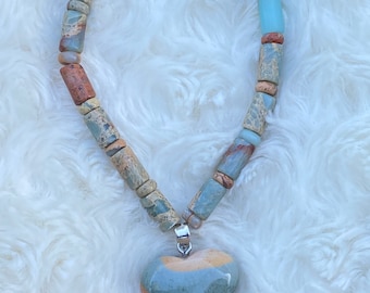 Bracciale imperiale Jasper e Polychrome, bracciale elasticizzato in pietra preziosa, regalo per la festa della mamma, cristallo