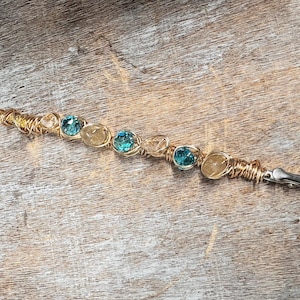Baguette en cristal bleu papillon, porte-cartes en bois et cristal pour ongles longs, support, clip
