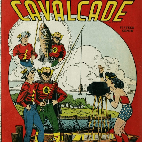 Cavalcade Comics. Golden Age. Rare Vintage. Compact disk. 1942-1954. 1-63 publications