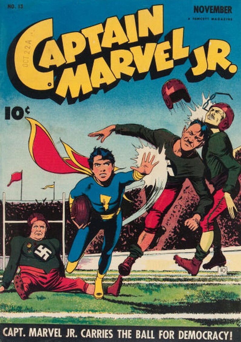 Captain Marvel Jr comics. Golden age. Rare Vintage comics 1942-1953 compact disk No1 and No2 118 publications image 3