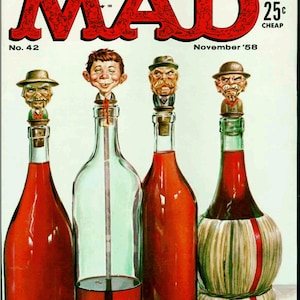 MAD Magazin-Comics. Silbernes Zeitalter. Seltene Vintage-Comics. CD Nr. 1; Nr. 2 und Nr. 3. 250 Ausgaben