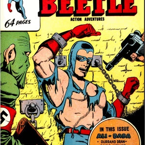 Blue Beetle Comics + Big 3. Golden age. Rare Vintage comics  (1939-1968; 83 publications). Compact disk