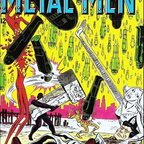 Metal Men Comics. Silver age. Rare Vintage comics (1963-1967; 1-56 publications; compact disc)