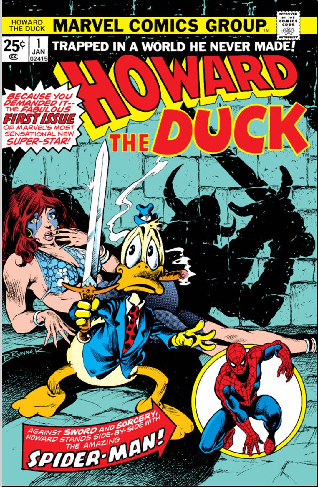 ハワード・ザ・ダックの漫画。希少なヴィンテージ。出版物56冊