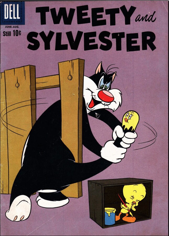 Tweety and Sylvester Comics Rare Vintage. Golden Age (1954-1962 1-37; Compact disk)