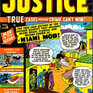 Justice. Tales of Justice comics. Golden age. Rare Vintage comics 1947-1957 1-67 publications. Compact disk image 9