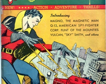 Super Mystery Comics. Golden age. Rare Vintage comics   (1940-1949; 49 publications; compact disc)