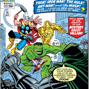 Comics The Avengers. Comics Rare Vintage  (DVD No.1, No.2 and No.3)