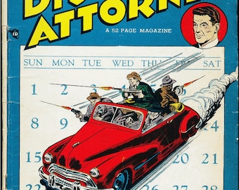 ミスター・ディストリクト・アトニー・コミック 希少ヴィンテージ。黄金時代。1948-1959年。1～67冊。コンパクトディスク
