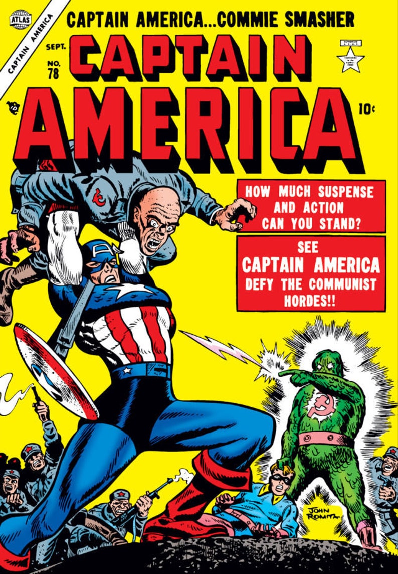 Captain America Comics 1 78 1941 1954 Golden Age. | Etsy