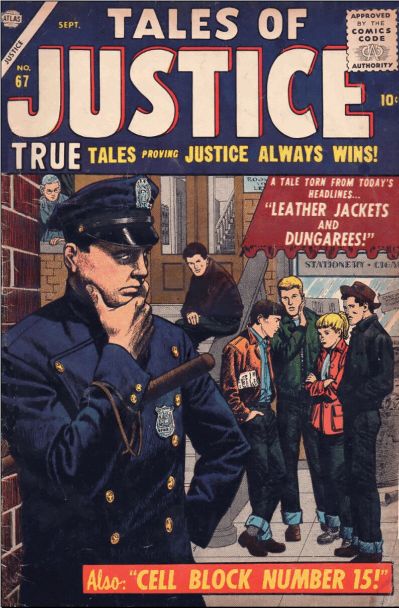 Justice. Tales of Justice comics. Golden age. Rare Vintage comics 1947-1957 1-67 publications. Compact disk image 3