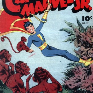 Captain Marvel Jr comics. Golden age. Rare Vintage comics 1942-1953 compact disk No1 and No2 118 publications image 10