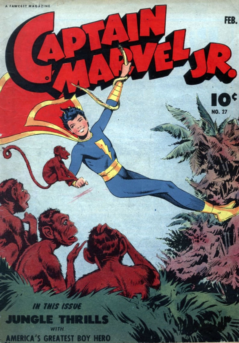 Captain Marvel Jr comics. Golden age. Rare Vintage comics 1942-1953 compact disk No1 and No2 118 publications image 10